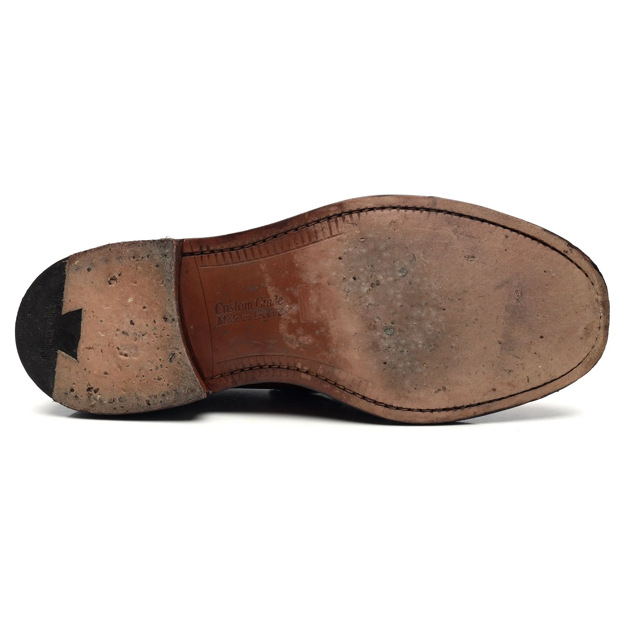 'Shannon' Tan Brown Leather Derby UK 8 G