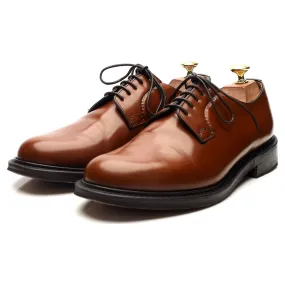 'Shannon' Tan Brown Leather Derby UK 8 G