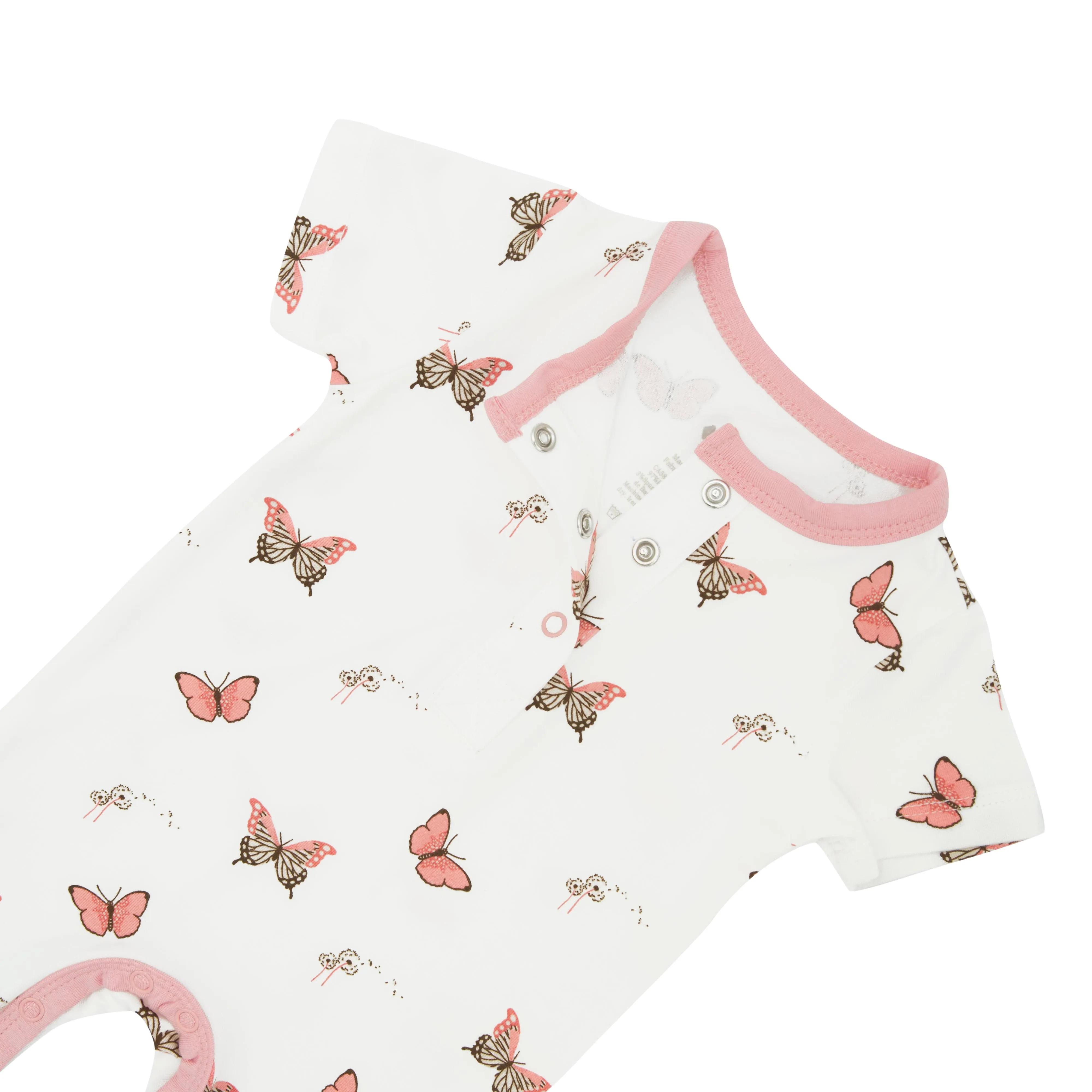 Short Sleeve Romper in Butterfly