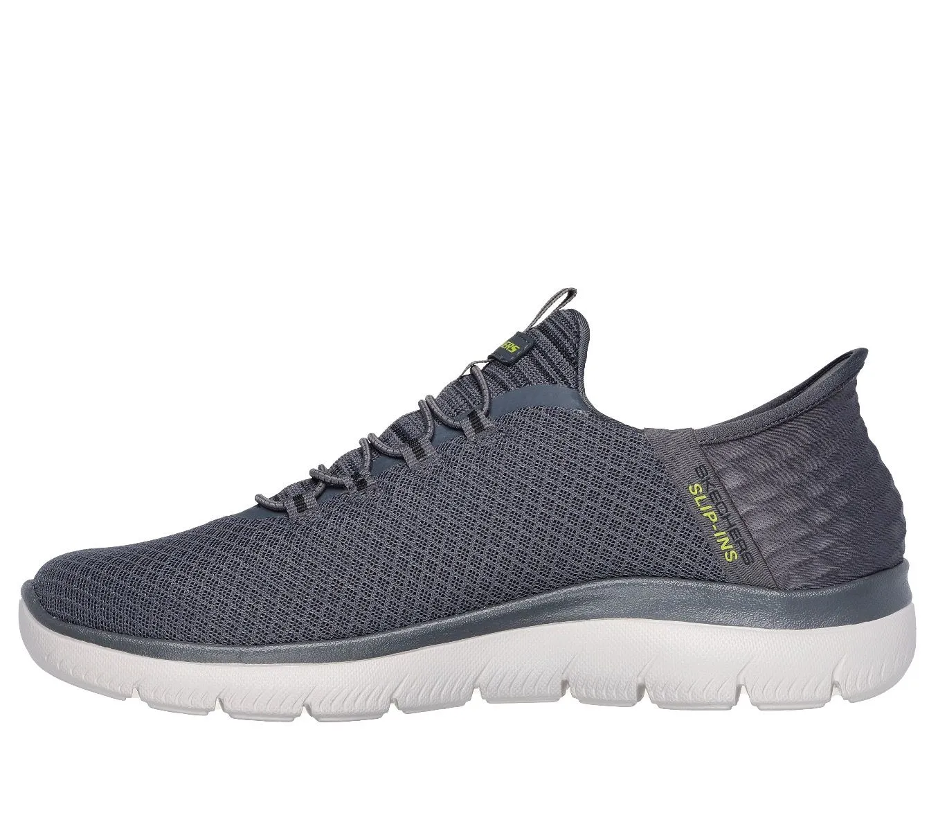 Skechers Summits High Range No Hands Slip-Ins Trainers Charcoal