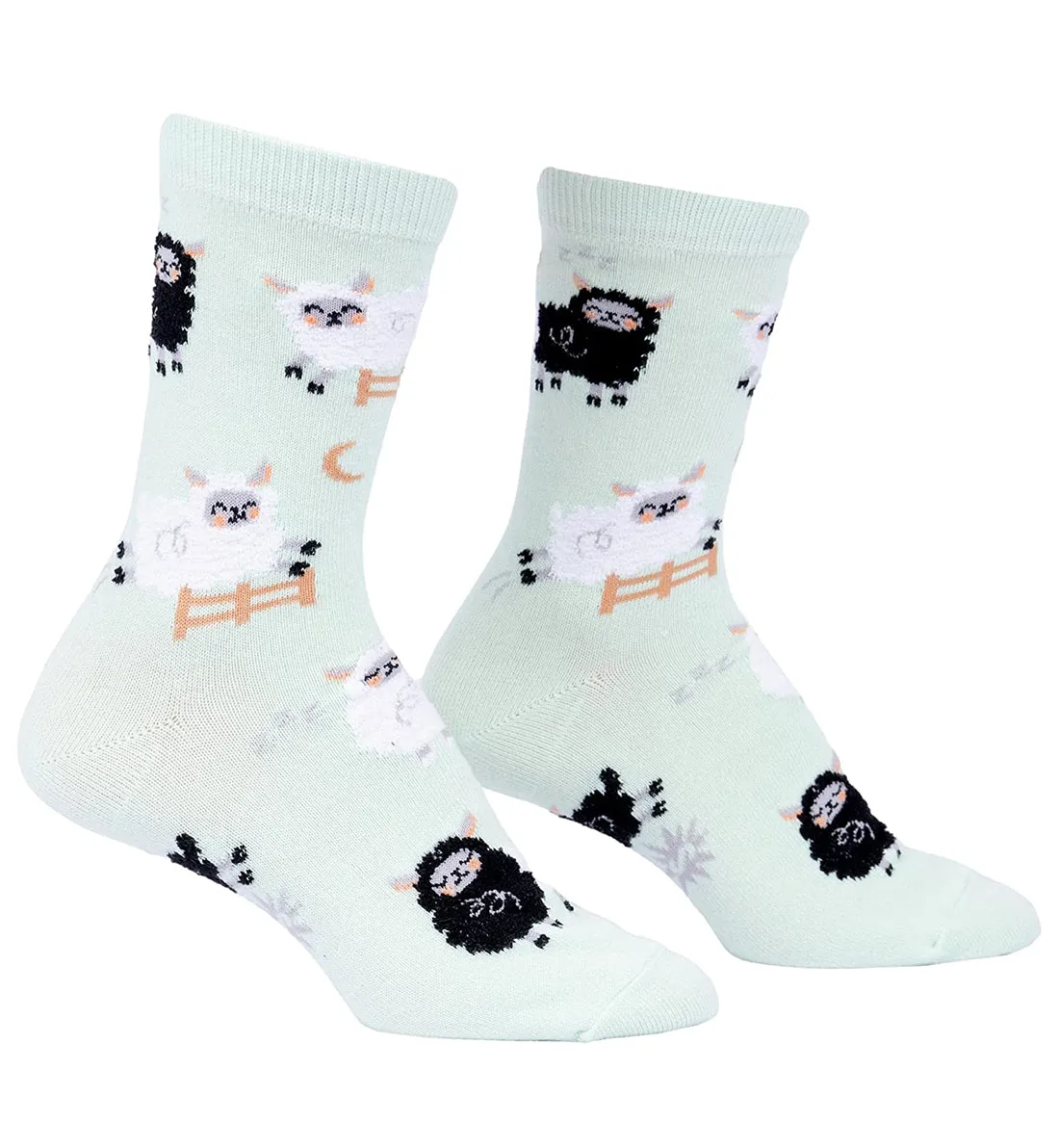 SOCK it to me Women's Crew Socks (Prints) - You Can Count on Me