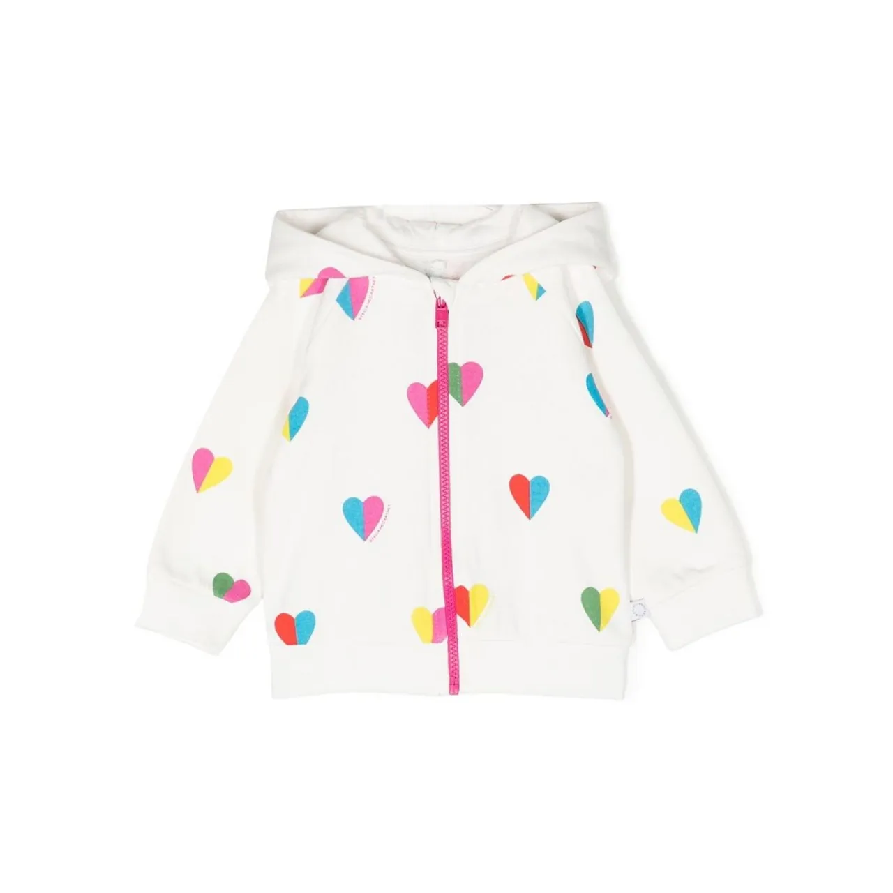 Stella McCartney Baby Girl Hearts Zip up Hoodie