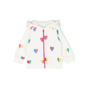 Stella McCartney Baby Girl Hearts Zip up Hoodie