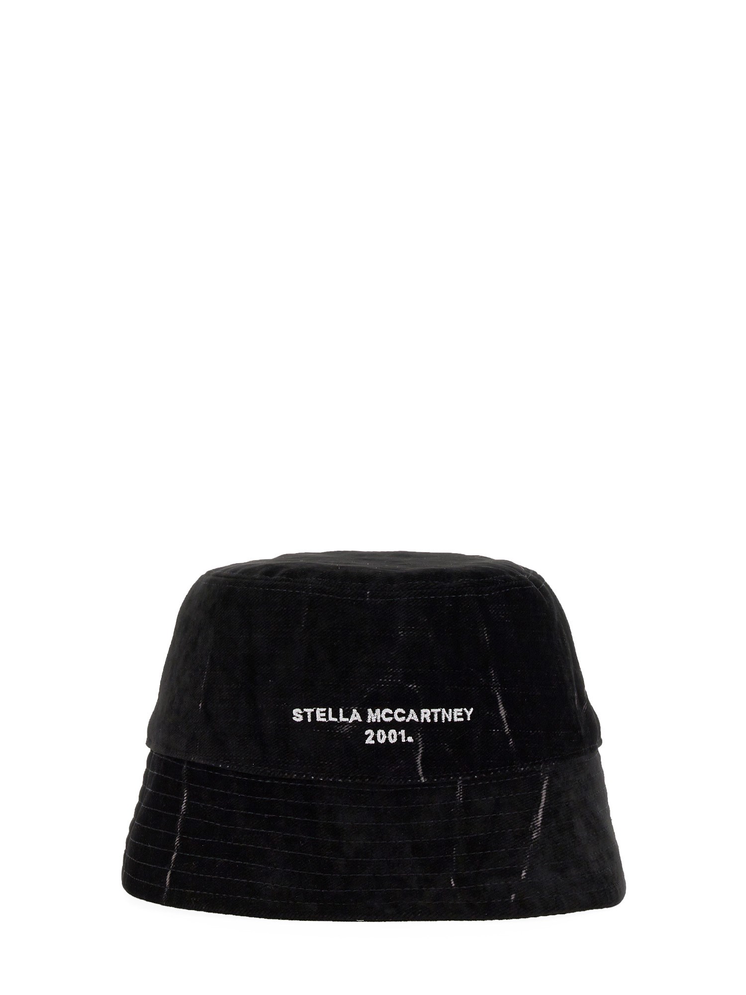 STELLA McCARTNEY    COTTON BUCKET HAT WITH LOGO