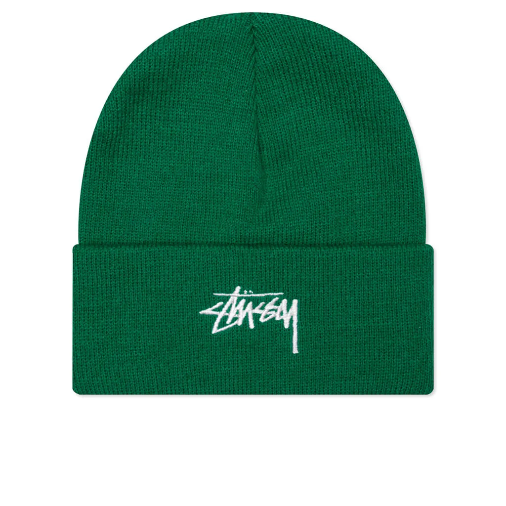 Stock Cuff Beanie - Kelly Green