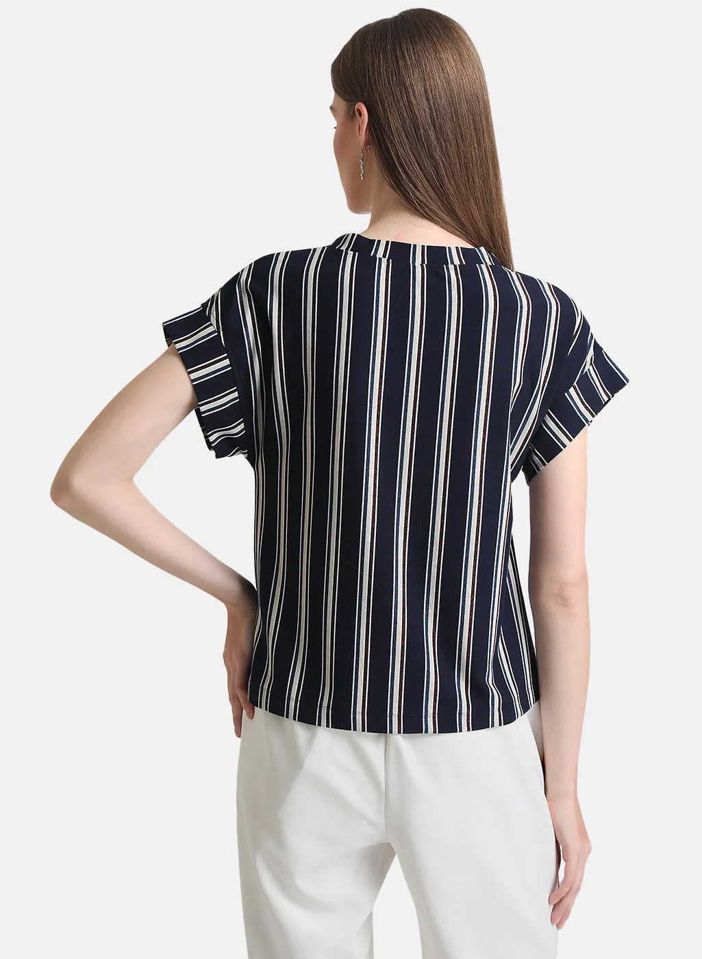 Stripped Boxy Fit T-Shirt