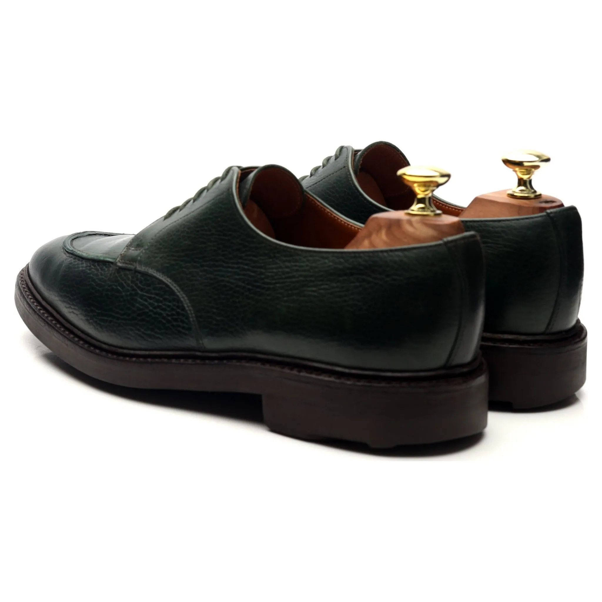 'Surrey' Dark Green Leather Derby UK 7 E