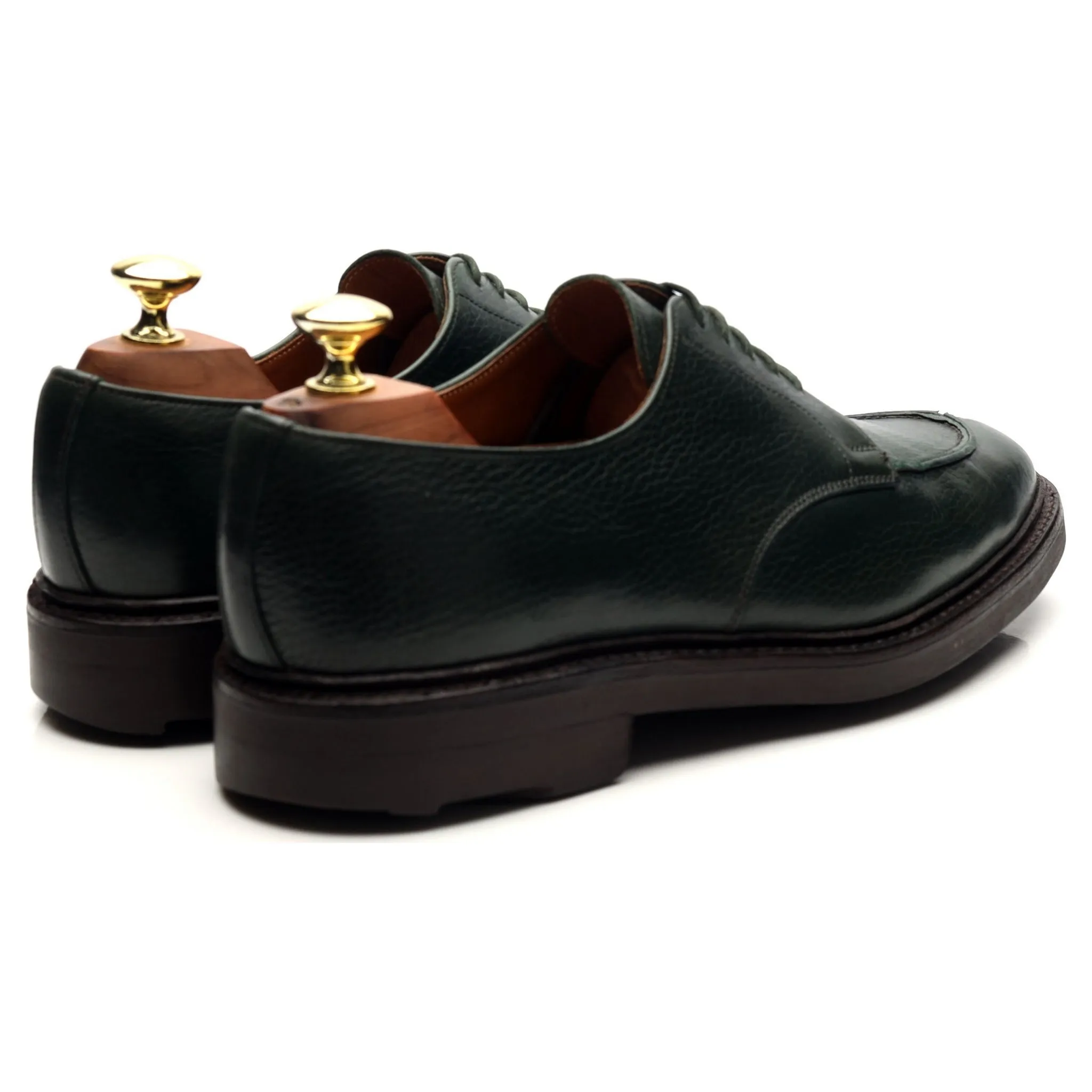 'Surrey' Dark Green Leather Derby UK 7 E