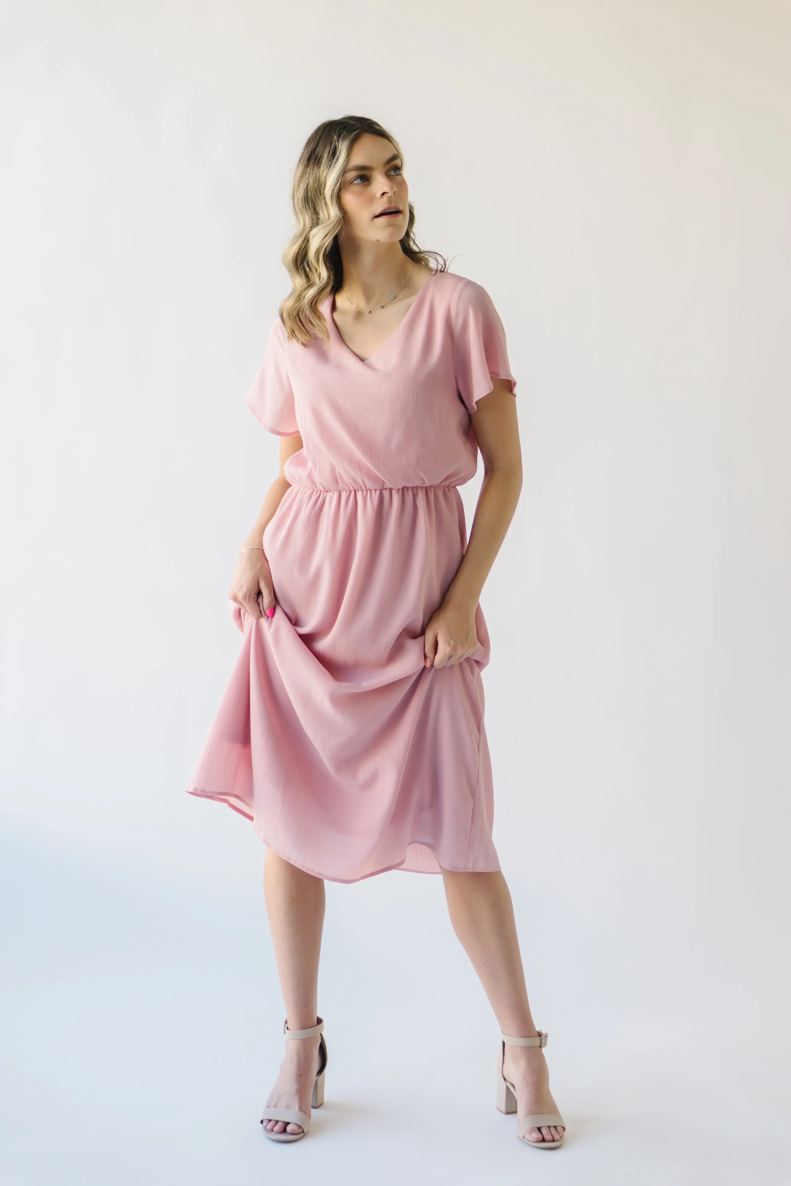 The Derby Dress in Blush