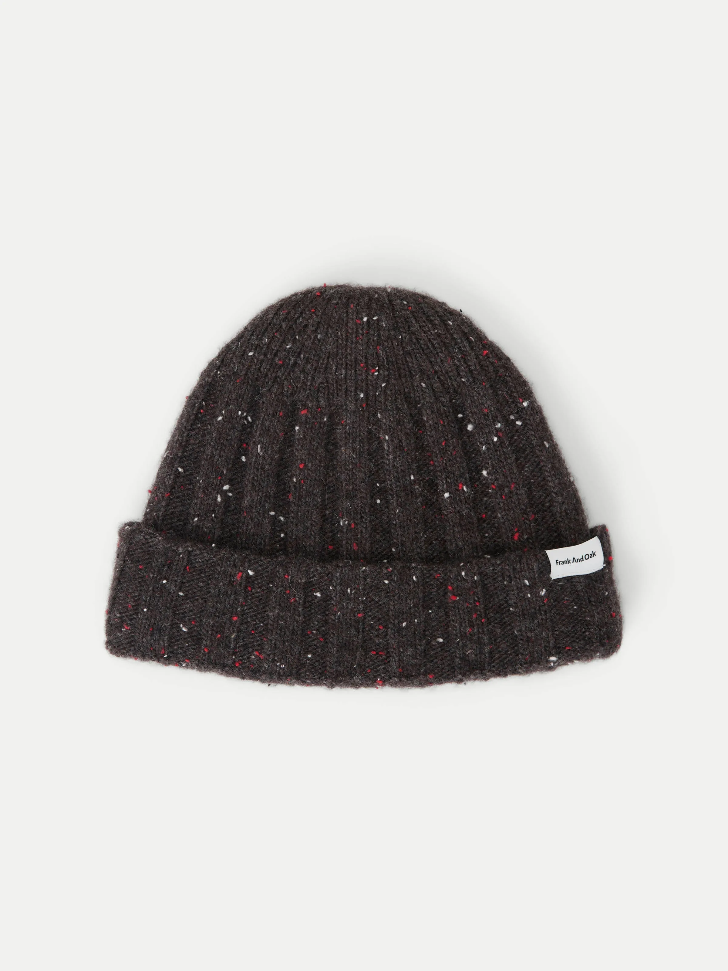 The Donegal Wool Beanie in Maroon