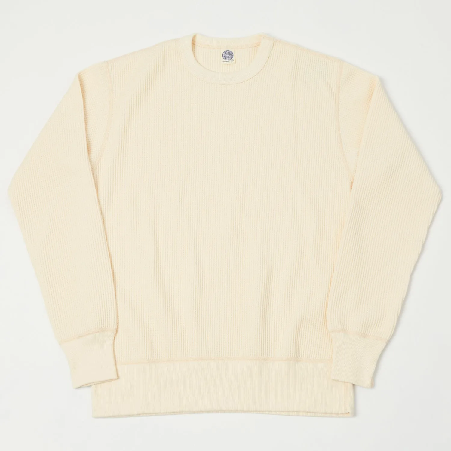 TOYS McCOY Big Waffle Crew Neck Sweatshirt - Natural