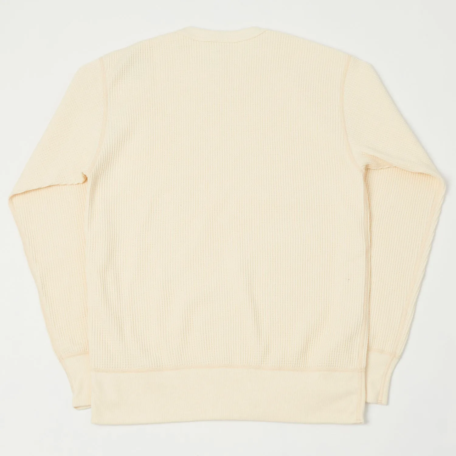 TOYS McCOY Big Waffle Crew Neck Sweatshirt - Natural