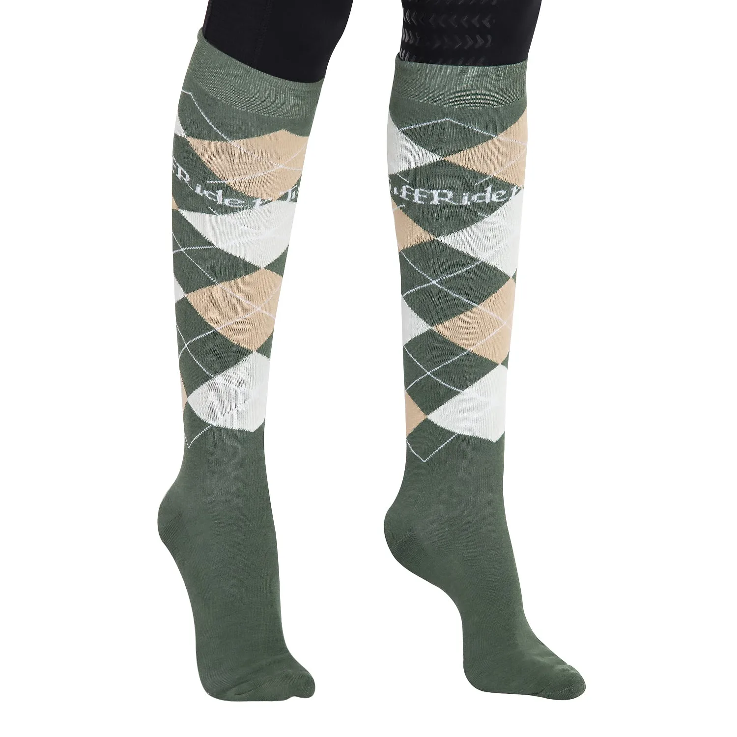 TuffRider Argyle Knee Hi Socks