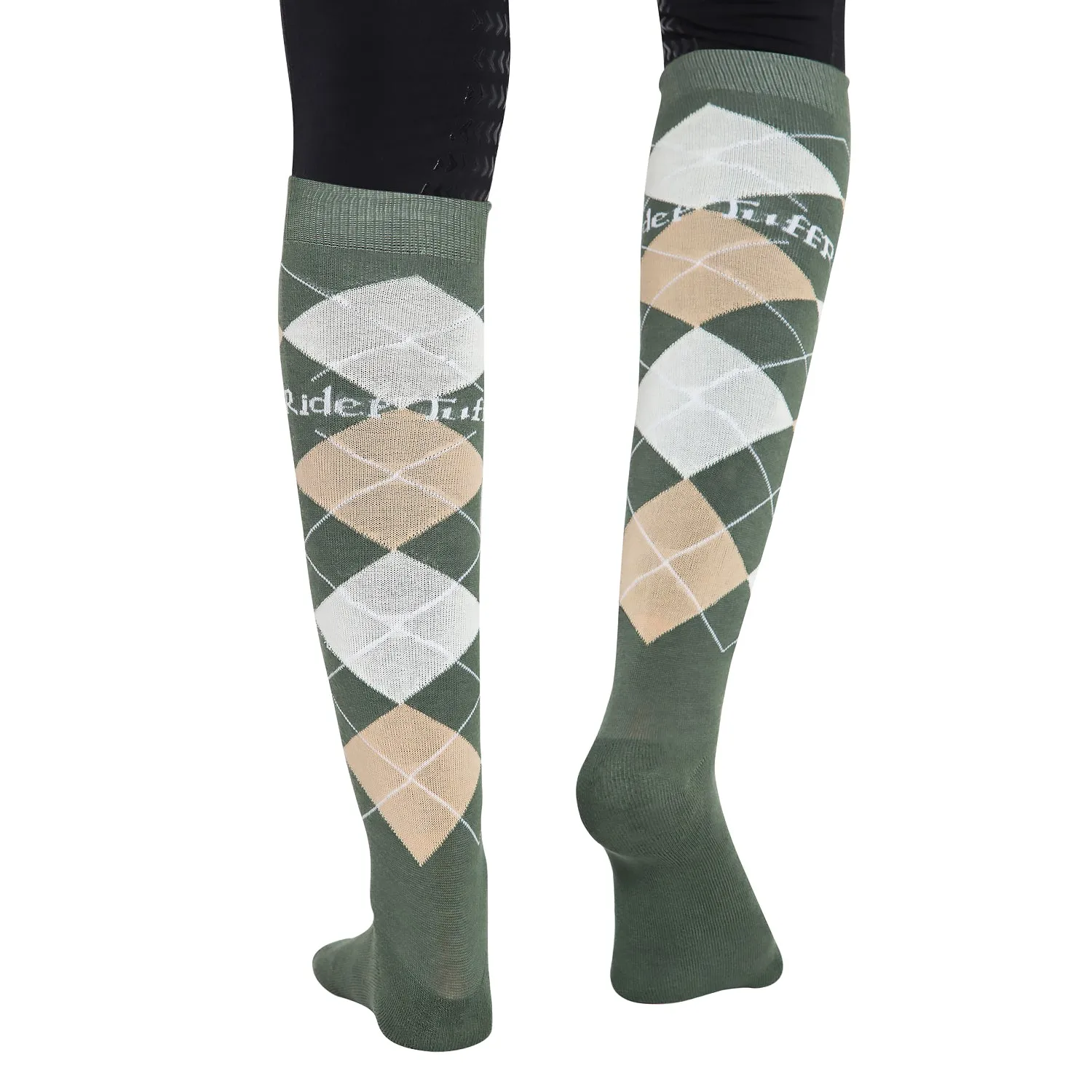 TuffRider Argyle Knee Hi Socks