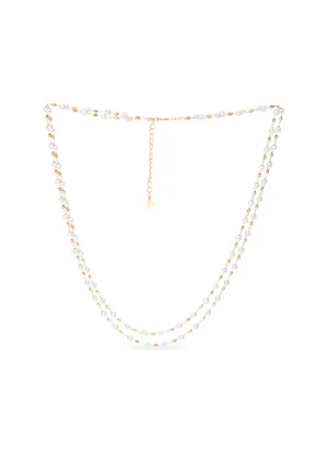 Two Layer Pearl Necklace