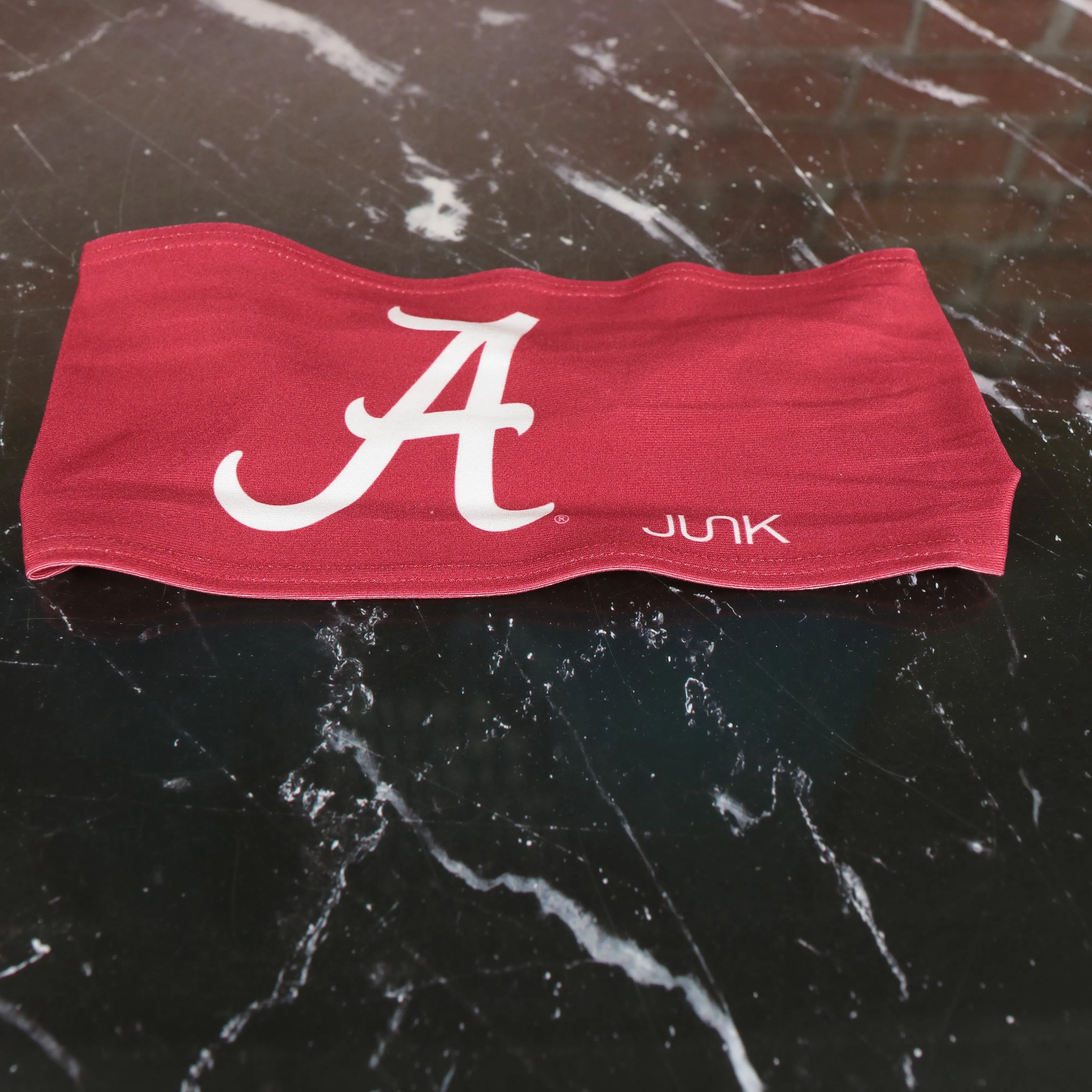 University of Alabama Moisture Wicking UPF 50+ Crimson Headband | Officially Licensed Junk Brands