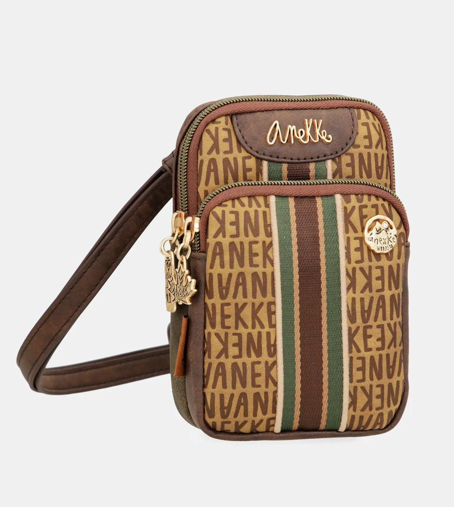 Urban mini shoulder bag with front pocket