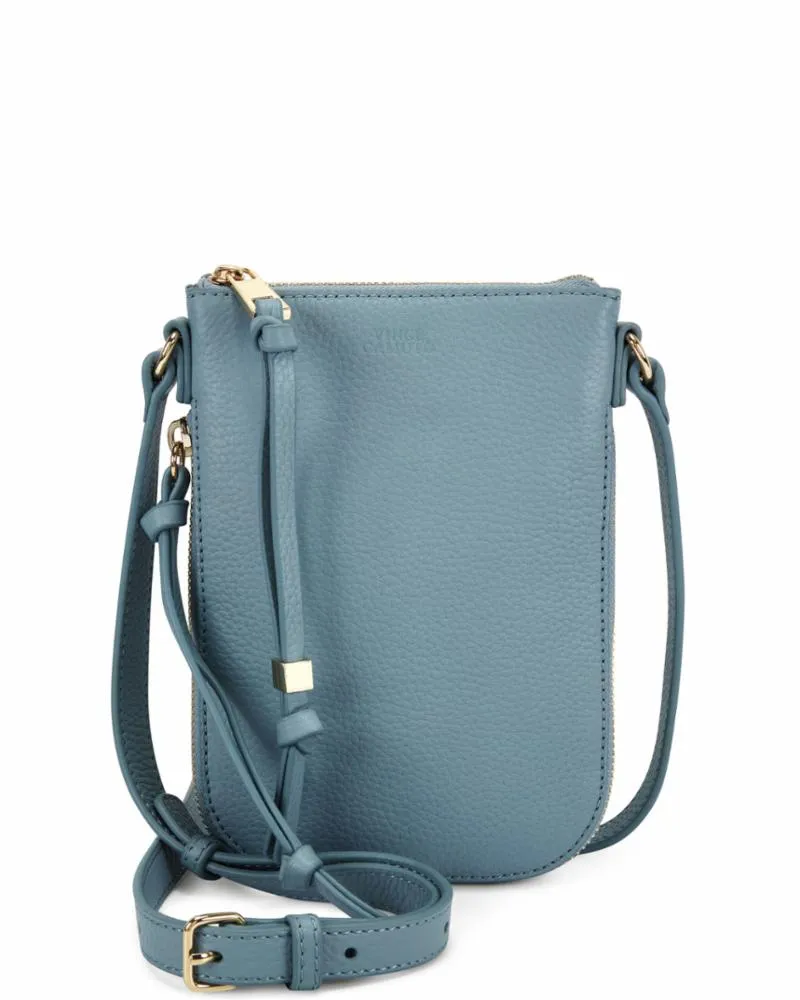 Vince Camuto Handbag CORIN PHONECASE CERULEAN BLUE/MADISON NAPPA