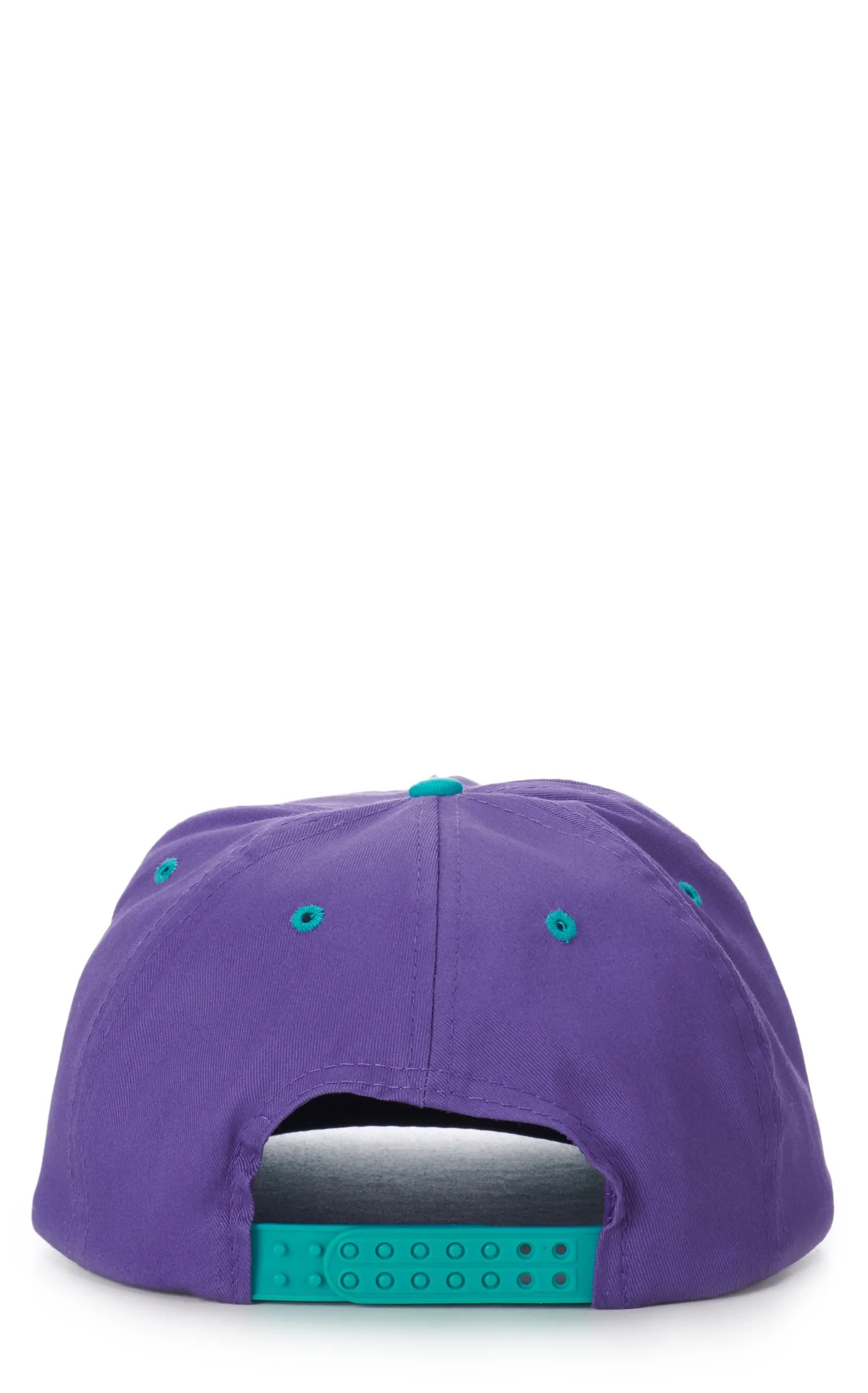 Whiskey Bent Hat Co. Men's Purple and Teal Logo Rope Cap