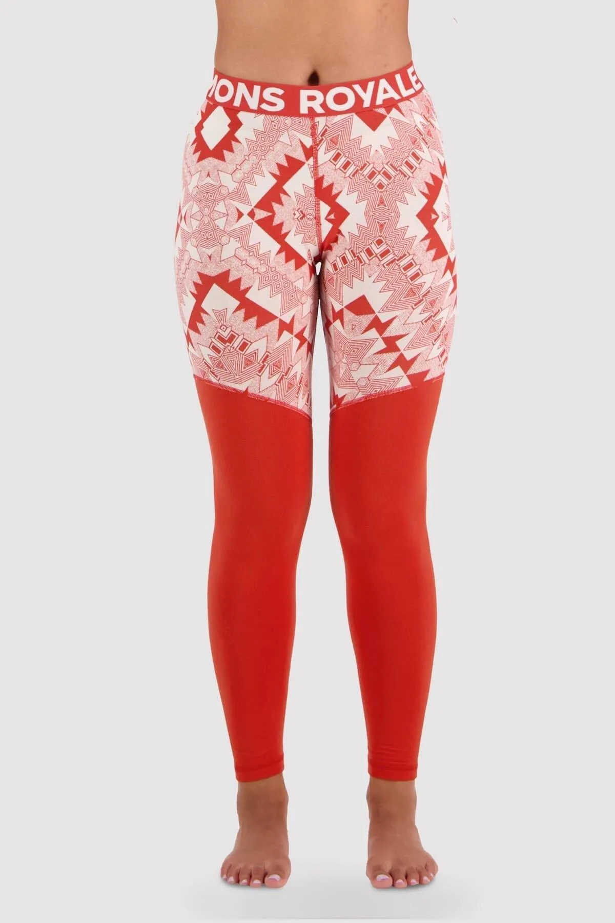 Women's Cascade 200 Legging - Retro Red Nordtek | Baselayers & Thermals | George Fisher UK