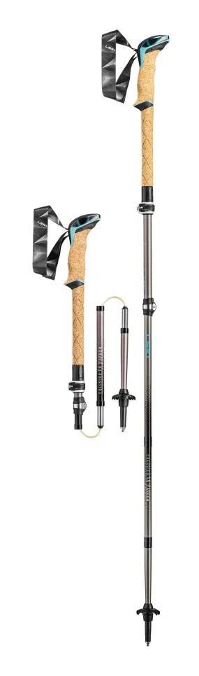 Women's Cressida FX Carbon 100-120CM Walking Poles | Walking Poles | George Fisher UK