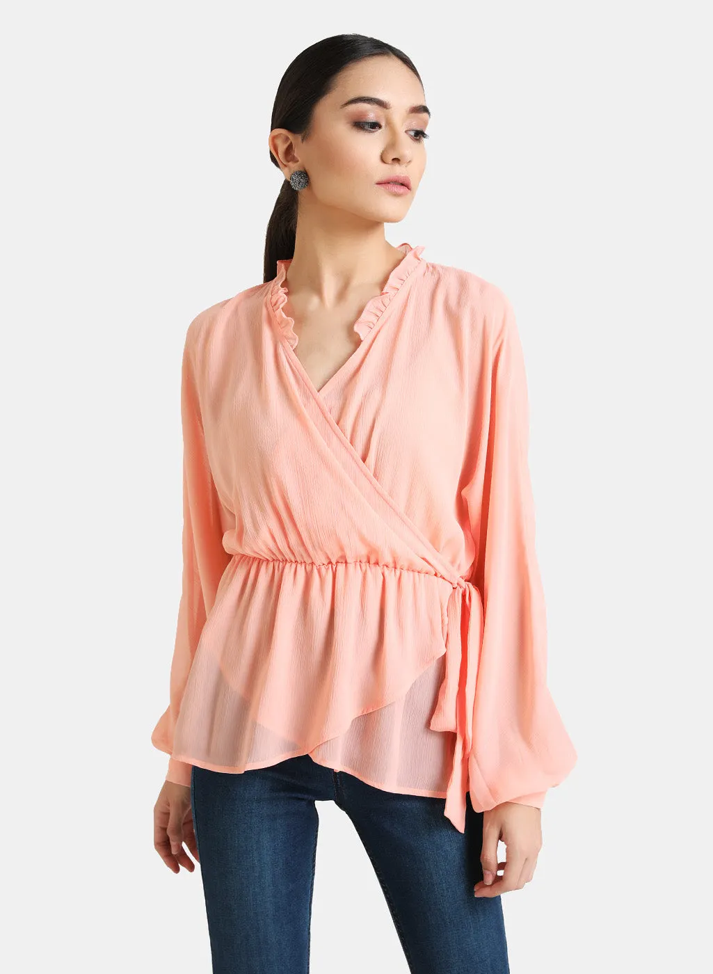 Wrap Detailed Top