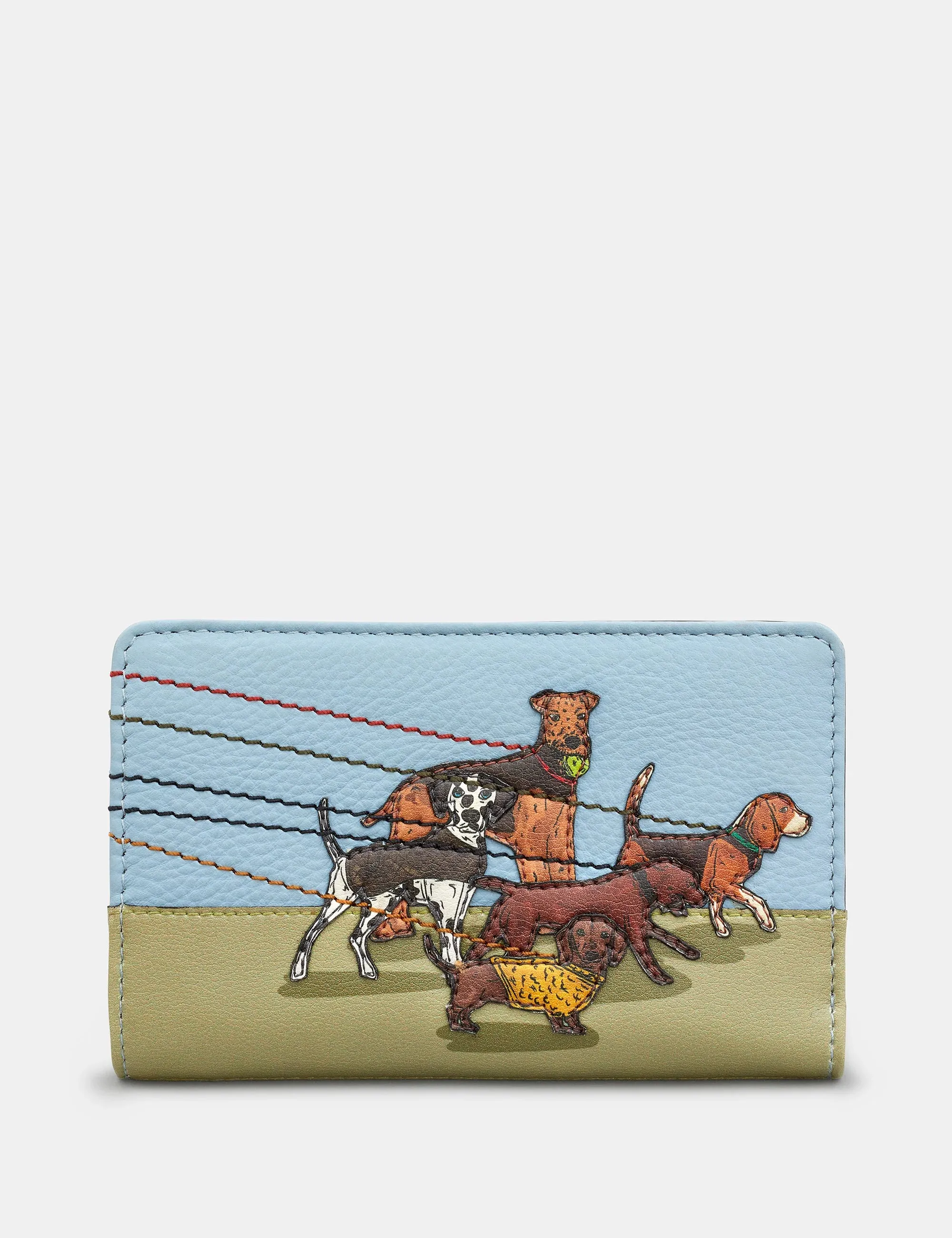 Yoshi - Dog Walk Leather Oxford Purse