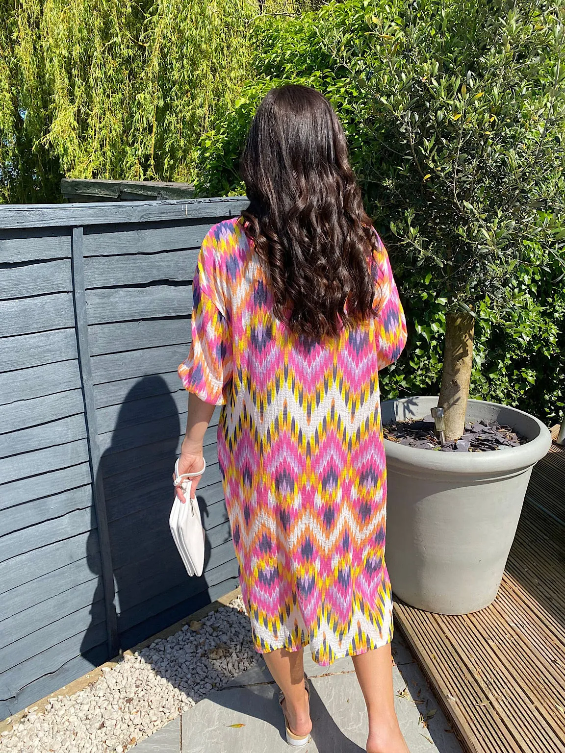 Zig Zag Shirt Dress Brianna